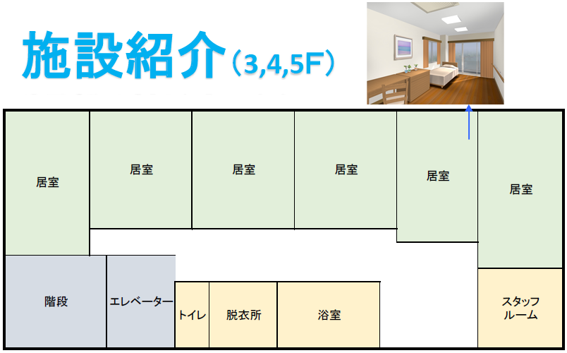 施設3・4・5階